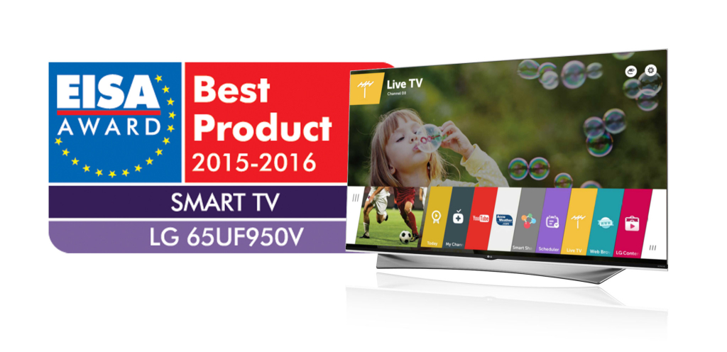 LG PRIME UHD TV 65UF950V_EISA Award