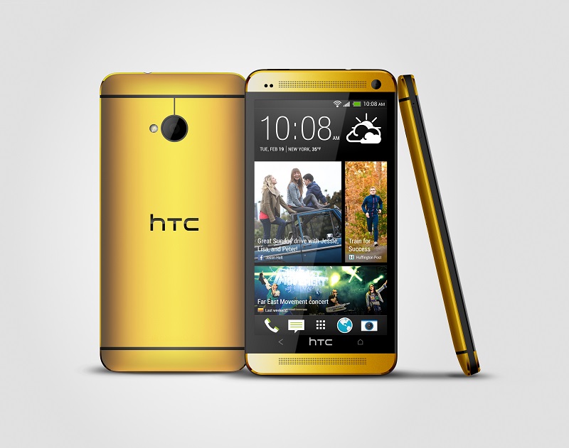 Ehtsa kullaga kaetud eksklusiivne HTC One nutitelefon saabub mõneks ajaks ka Eestisse