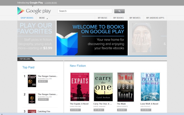 Google Play Books laieneb Eestisse