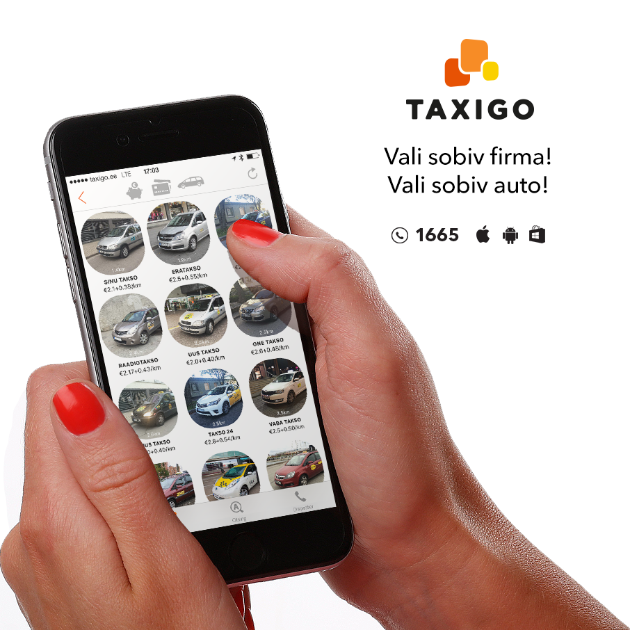 ROHKEM KUI 700 TAKSOT! Taxigo on tõusmas suurimaks ametlikuks taksoäpiks