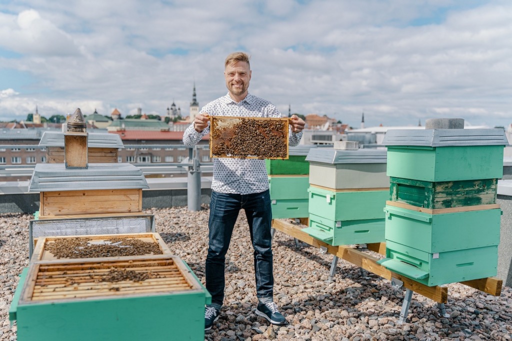 VÄGEV I LHV peab pangahoone katusel 300 000 mesilast