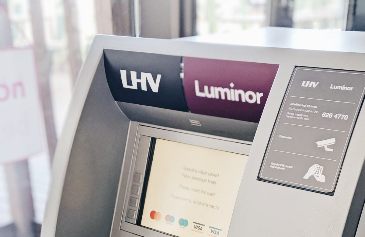Luminor ja LHV värskendavad pangaautomaatide võrgustikku